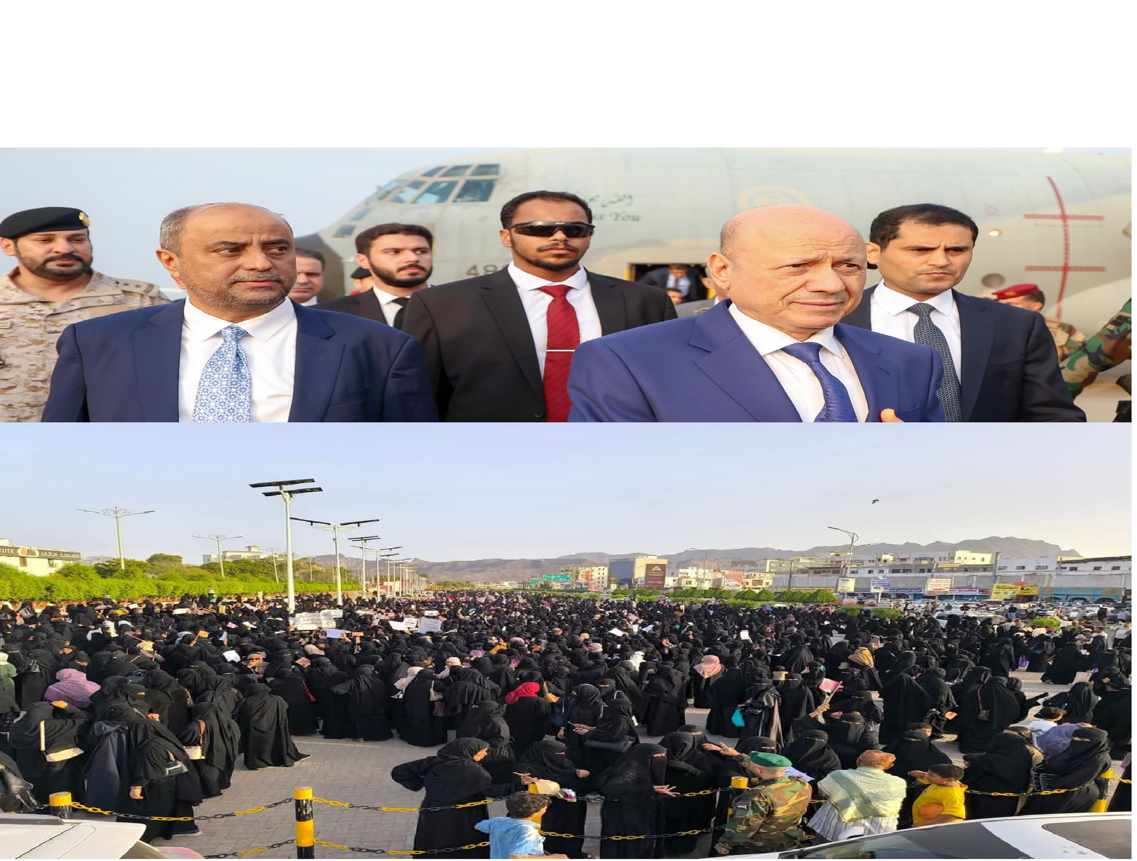 العليمي وبن بريك في عدن وسط “ثورة النسوان”.. احتجاجات ومطالب شعبية بلا استجابة