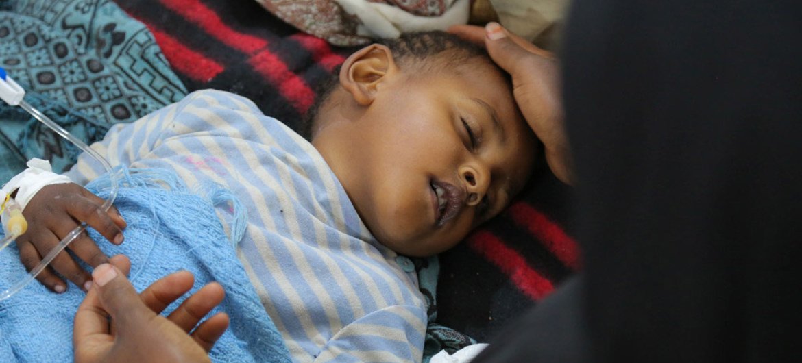 الأمم المتحدة تعلن ارتفاع حالات الإصابة بالكوليرا في اليمن إلى 59 ألفًا