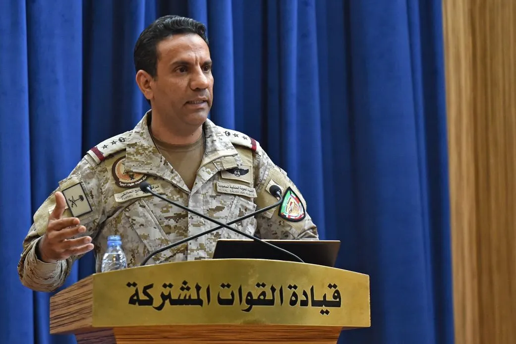 التحالف يعلن اعتراض صاروخ باليستي شمال الرياض وتتبع منصة إطلاقه في صنعاء