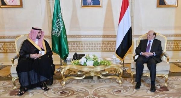 الرئيس هادي وبن سلمان يبحثان جهود السلام باليمن