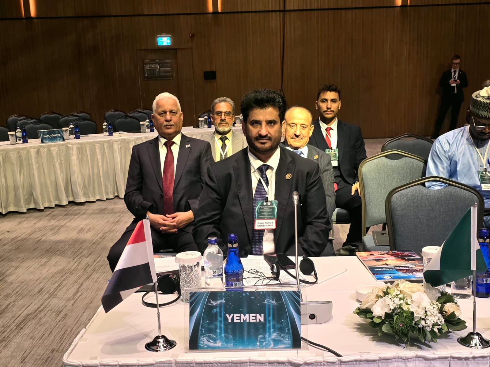 اليمن تشارك في مؤتمر وزراء النقل الإسلامي بإسطنبول والسفير محمد صالح طريق يحضر الفعاليات