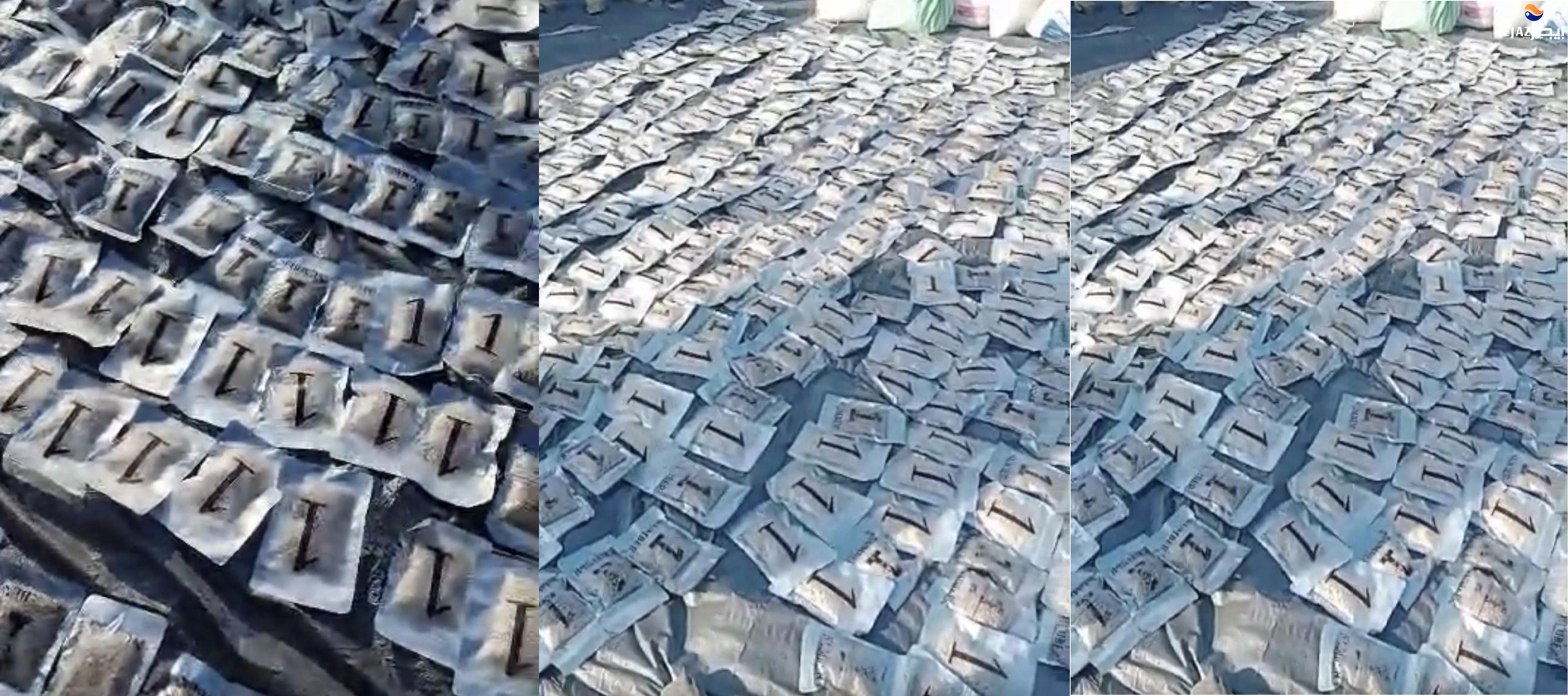 قوات العمالقة تضبط قارب مخدرات قرب باب المندب وتلقي القبض على أربعة مهربين