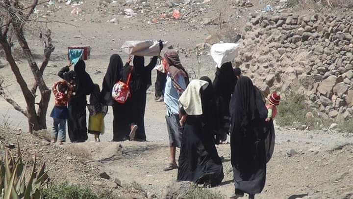 30 أسرة نازحة في اليمن خلال أسبوع