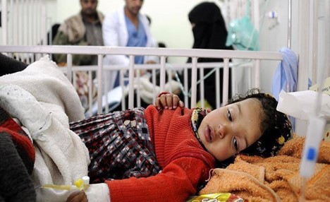 تفشى المرض في 9 محافظات.. إصابات الكوليرا تقفز إلى 18 ألف حالة في اليمن