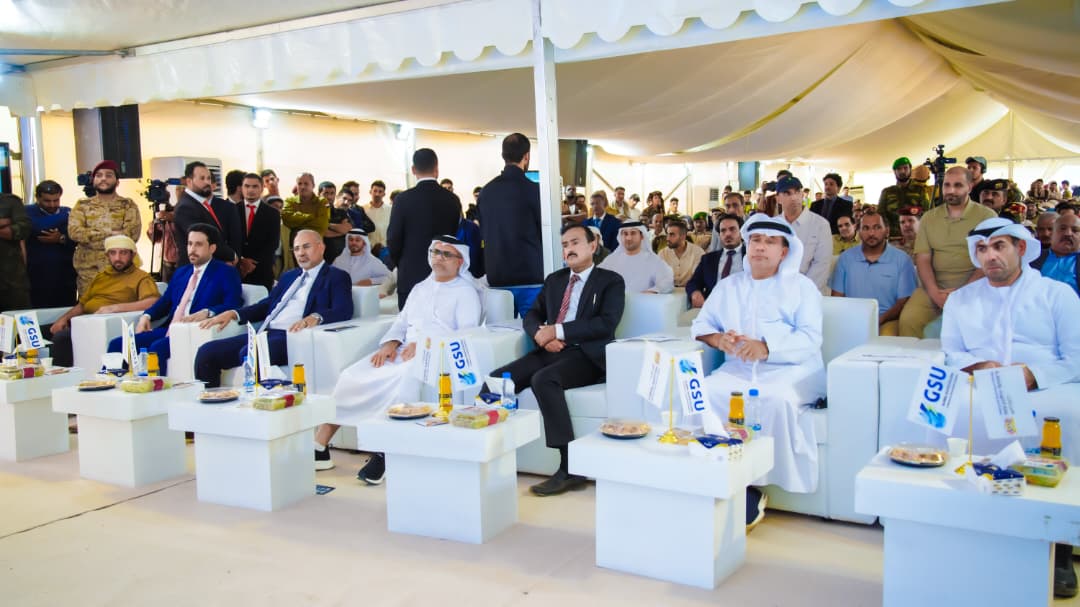 الزبيدي يدشن أول مشروع للطاقة الشمسية في شبوة بقدرة 53 ميجاوات بدعم إماراتي
